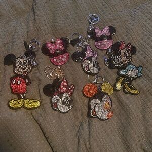 Character Bag Charm Sets of 5 - Multicolor